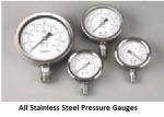 All stainless stell pressure gauge